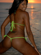 black magic woman Samone - bikini photos