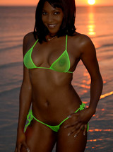 black magic woman Samone - bikini photos
