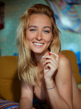 Kelly Collins Pushing Her Board Games Aside With A Look In Her Gorgeous Blue Eyes photo 10