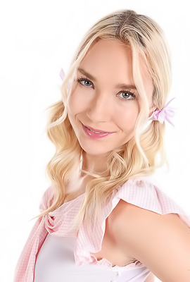 Claire Roos Tiny Blonde Loves Pink Toy