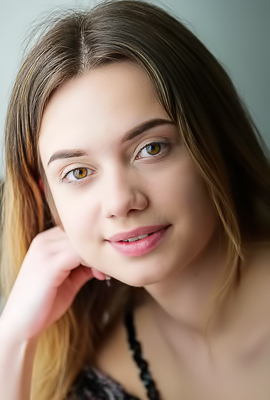 >Trinity Free Strips Her Black Lingerie