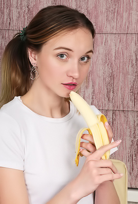 >Milkavi Slips Off Her T-shirt And Gives Her Perky Nipples A Playful Pinch