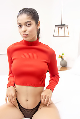 Gia Peel Off Her Thong And Sweater So She Can Show You All Of Her Sexy Goods