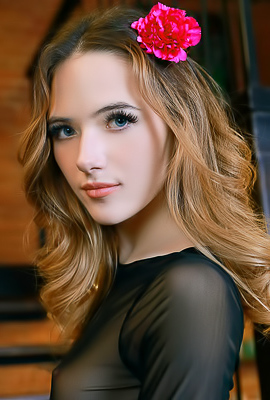 >Sofi Roko Offers A Tempting Rear View Of Her Sexy Booty