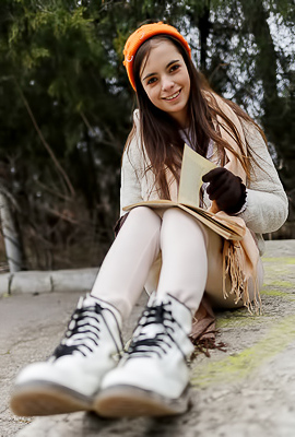 >Neesa Has A Naughty Secret Beneath Her Casual Clothes