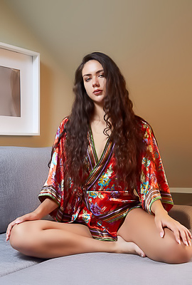 Vixi Rafi Spreads Her Pussy Lips Like Butterfly Wings And Explores It