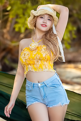 Danny Her Soft Breasts Jiggling In Her Snug Crop Top As Light And Shadow Play