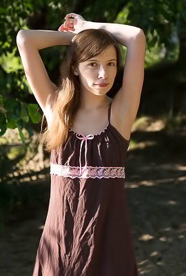 Jemma A Gives A Hot Outdoors Fantastic Striptease