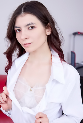 Luna Lynx Grabbing A Dildo That She Sucks Off