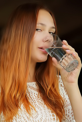 >Janey Artistic Nude Teen Girl Spreads Her Ass