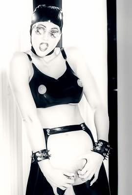 >Julia Ann In Latex Superhero Costume From 1995 Penthouse Vault