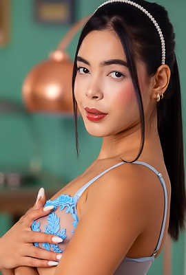 >Kubera Fortuna Tantalizes With A Solo Striptease Showcasing Her Sheer Allure And Perfectly Manicured Feet