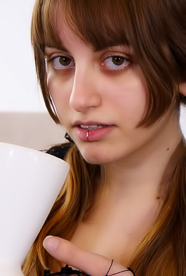 Arya Enjoys Her Morning With A Playful Infuser Toy Adventure